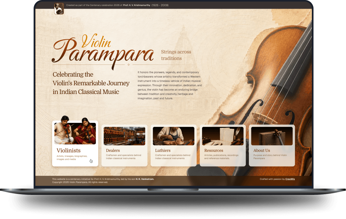 Violin-Parampara-Hero-Macbook